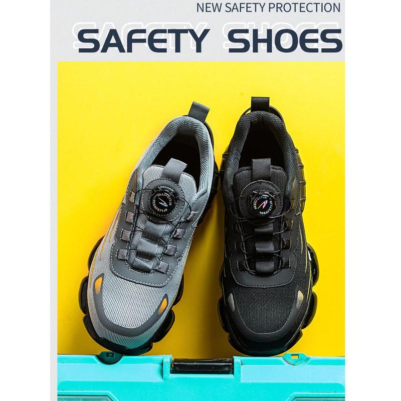 Unisex Anti-Smash Safety Work Boots with Steel Toe Cap