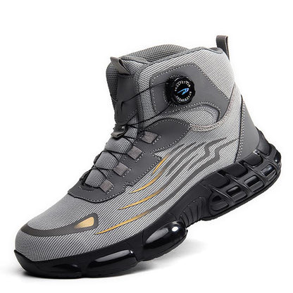 Unisex Anti-Smash Safety Work Boots with Steel Toe Cap